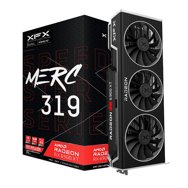 XFX Radeon RX 6900XT Speedster MERC319 Black 16GB GDDR6 - كرت الشاشة